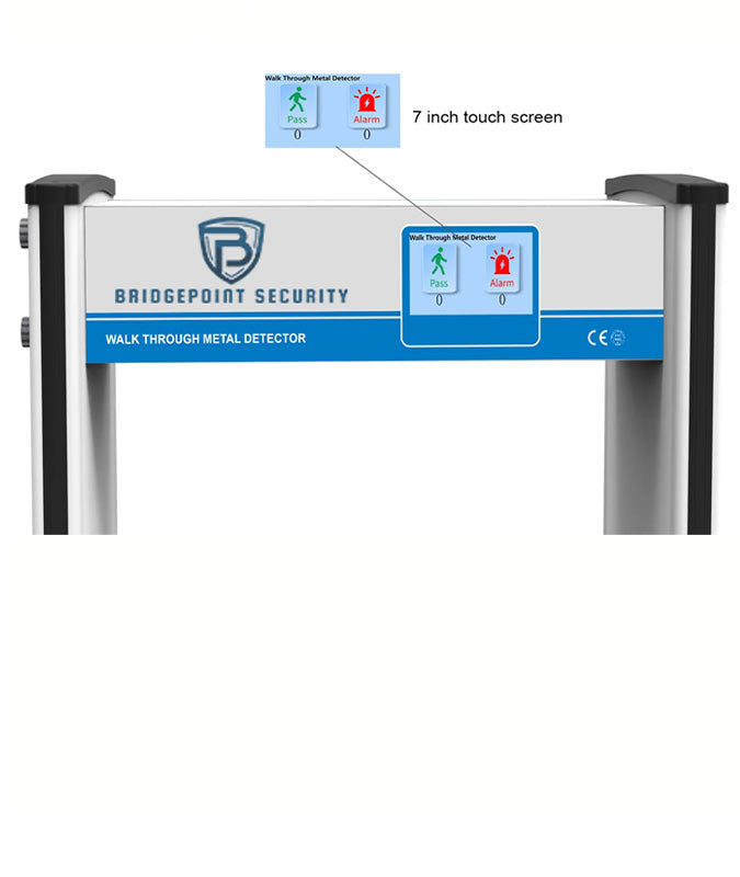 33 Zone Walk Through Metal Detector